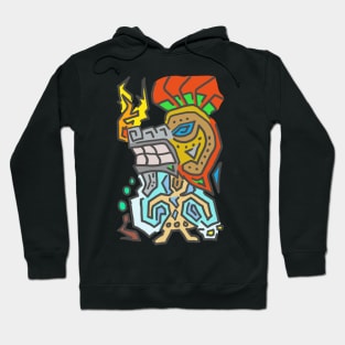 Dragon Slayer Art Glyphs Hoodie